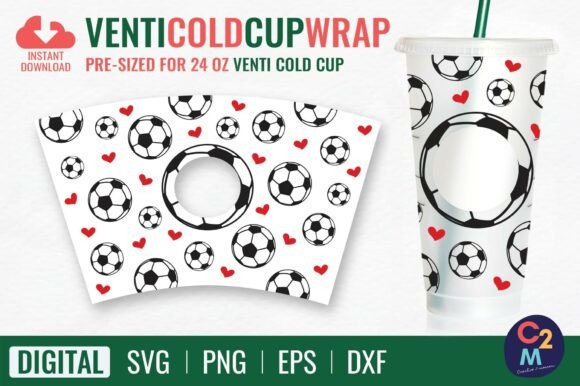 A Designer's Review of the Soccer Venti Cold Cup 24oz SVG