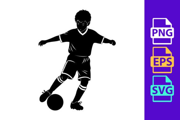 A Dynamic Soccer Silhouette for Embroidered Projects