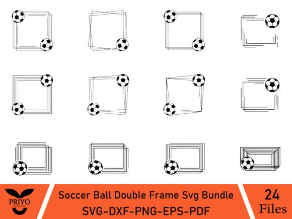 A Practical Review of the Soccer Ball Double Frame SVG Bundle