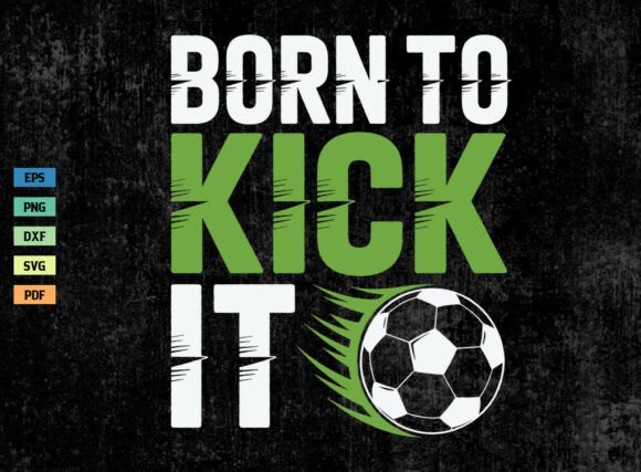 A Soccer SVG Design for Sports Crafts & Commercial Graphics