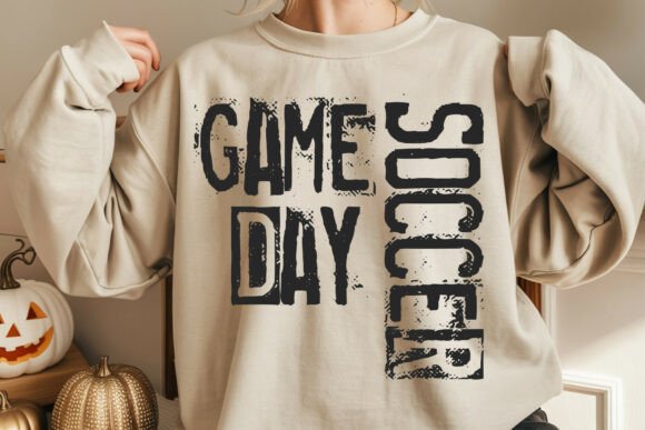 Crafting a Soccer Game Day Look with Bold Typography Graphics