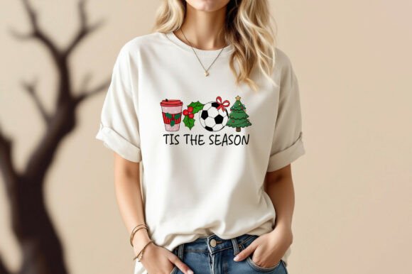 Crafting Festive Content with a Soccer Christmas PNG Graphic