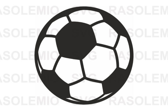 FOOTBALL Soccer Ball SVG Cricut File: Graphics & Illustrations