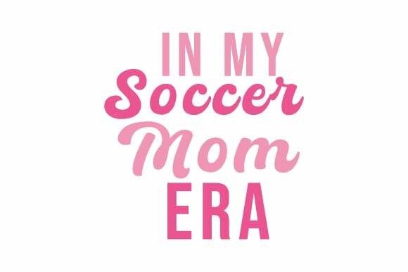 Groovy in My Soccer Mom Era Retro SVG Graphics & Print Templates