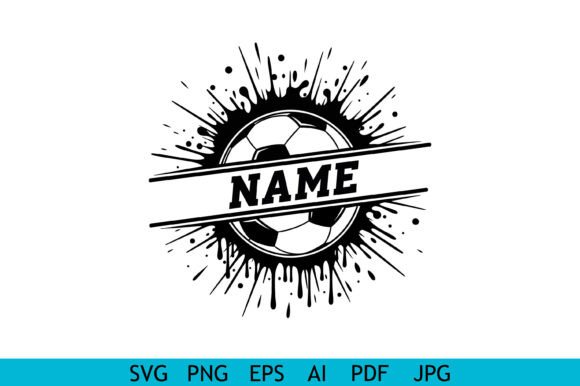 Handmade Soccer Graphics: Reviewing the Soccer Splash Custom Name Badge