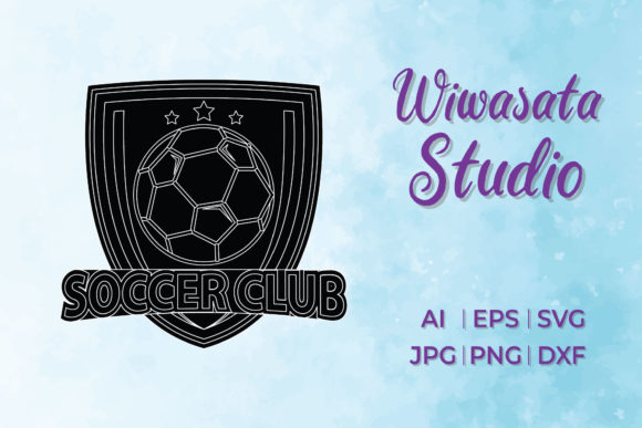 Logo Soccer Club Material Filled Style: Logos & Graphics