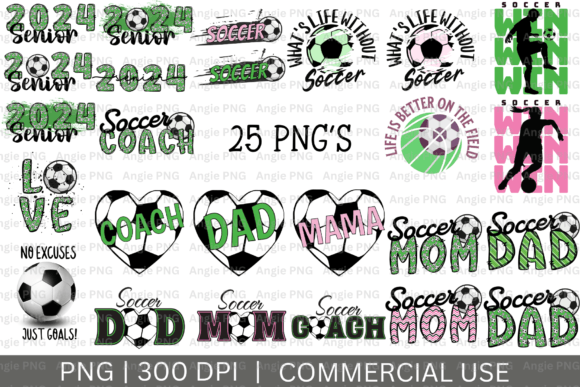 Reviewing Soccer PNG Clipart Bundle for Graphics & Crafts