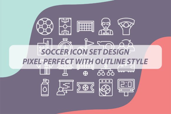 Soccer Icon Set: Clean Graphics for Brand Icons