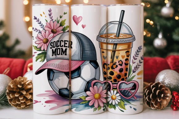 Soccer Mom Leopard Boba: A Tumbler Graphics Design Asset Review